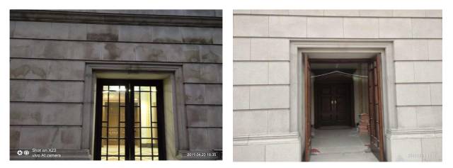 石質文物清洗效果對比 石質文物清洗效果對比