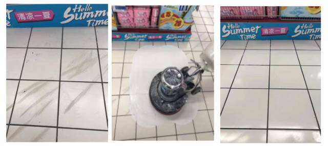 瓷磚劃傷處理效果對比 瓷磚劃傷處理效果對比